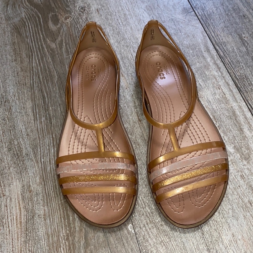 Crocs Gold Sandals
